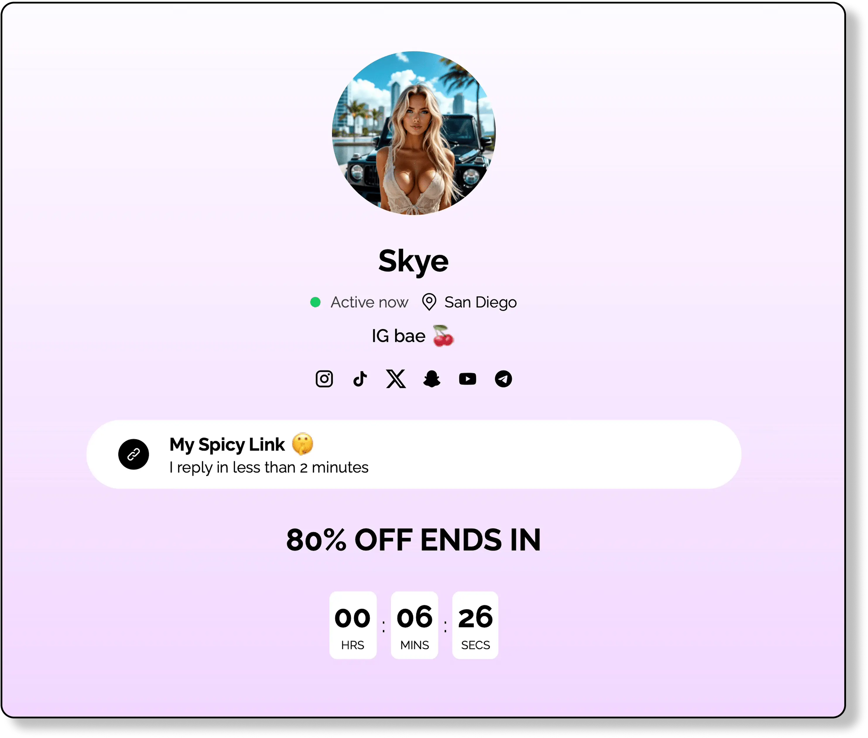 Juicy.bio landing page demo
